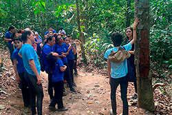 Centro Educacional Sesc de Castanhal Visitando o Parque Natural